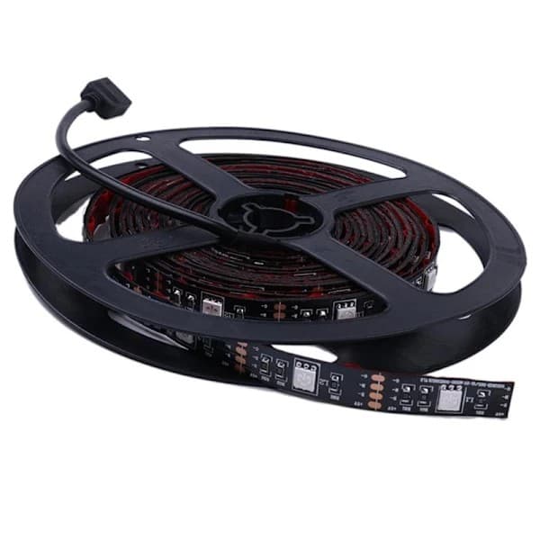 LED-stripe, 1 meter, RGB med fjernkontroll, USB