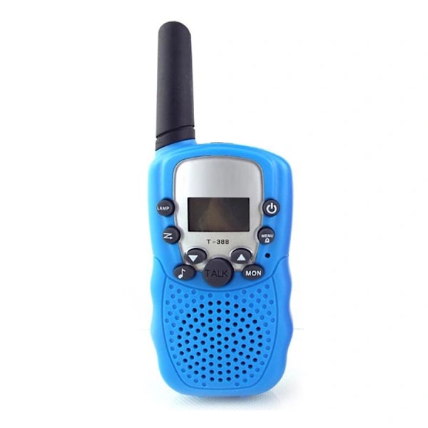km lang rækkevidde Børne Walky Talky Blå