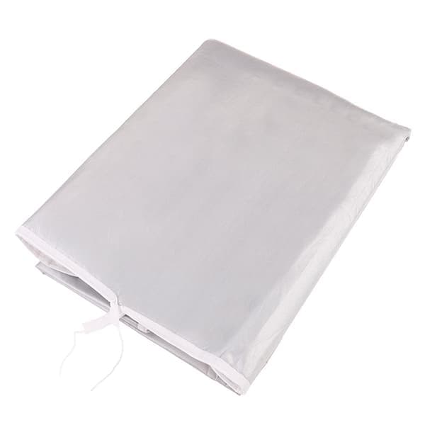 140*50CM Universal Silverbelagd Strykbrädsöverdrag & 4mm Vaddering