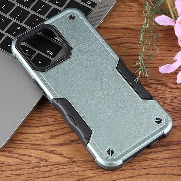 Skridsikkert etui til iPhone 15 Grøn