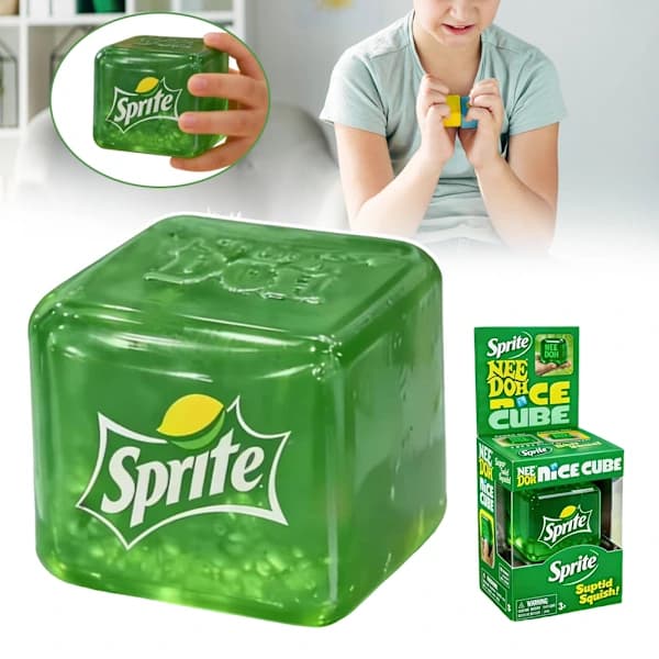 Sprite Cute Cube Suptid Squish Voksenlegetøj Søde Terninger Klemmelegetøj Stresslindring Til Børn Grøn