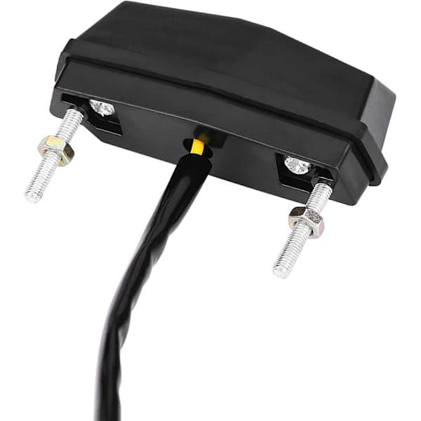 12V Universal Motorcykel LED Nummerplåtsbelysning Bakljus Vit
