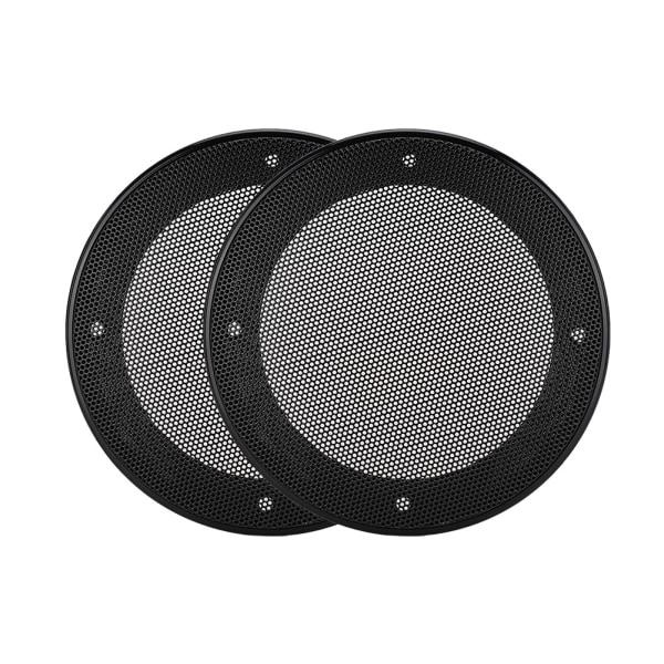 2 ST 4 tum högtalare Cover skyddande hölje Högtalardekoration (svart+svart)