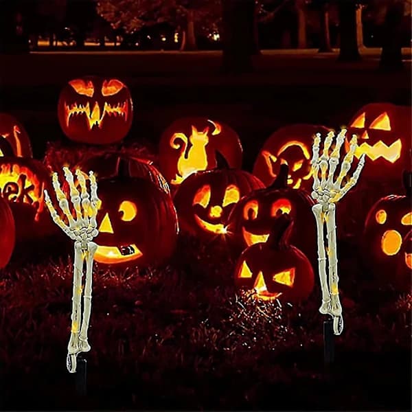 Halloween skjelett dekorative lys for dekorasjon