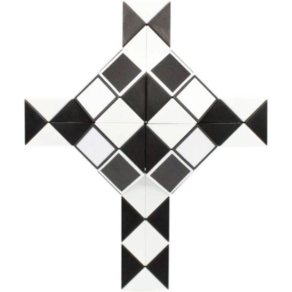 Magic Snake Cube Twist Puzzle 72 kilar Sensorisk Fidget Sock S