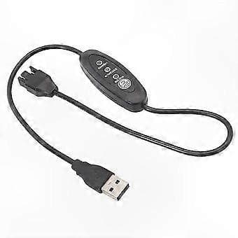 USB 5V til 12V Boost Viftekabel, 3-trinns Justerbar 4-pinners Vifteadapter for PC-kjøling