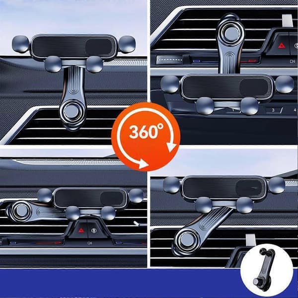 Biltelefonholder til Renault Koleos 2018-2024, justerbar 360° rotation universal bilmontering