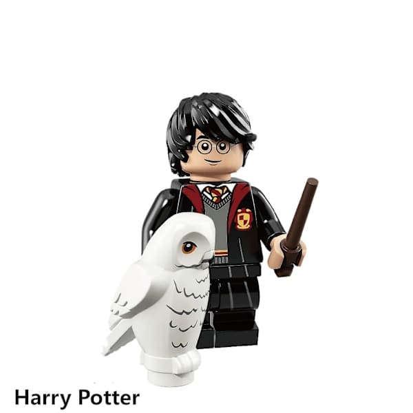 8 stk. Harry Potter-serie samlede byggeklodser minifigurer børnelegetøj