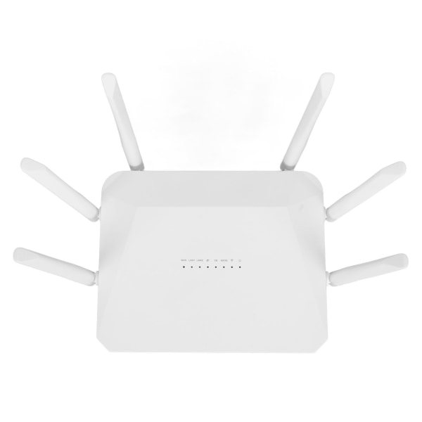 4G LTE CPE WiFi-router med SIM-kortplats 3 nätverksgränssnitt Plug and Play WiFi Hotspot-router för TV-apparater PC EU-kontakt 100‑240V