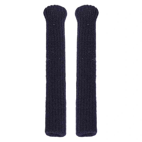2-pack öronkuddar i bomull för glasögon, mjuka stickade halkfria glasögonbågar, marinblå