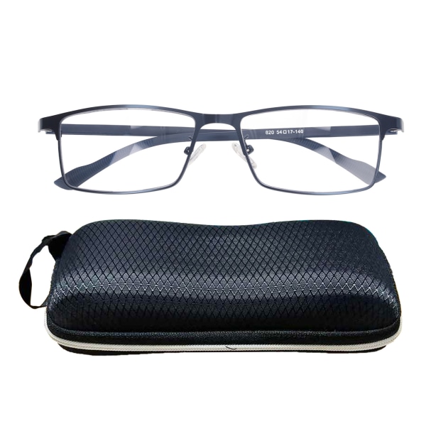 Män Kvinnor Blått ljusblockerande glasögon inomhus utomhus enkla snygga fotokromatiska  glasögon för att titta på tv +250 matt blå kant ca34 | Fyndiq