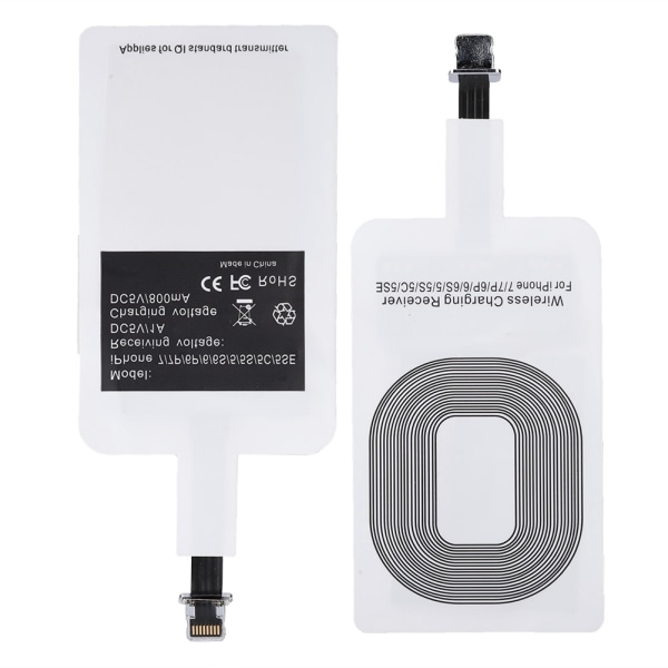 Qi trådlös laddaradapter Laddningsmottagarmodul för iOS-mobiltelefon