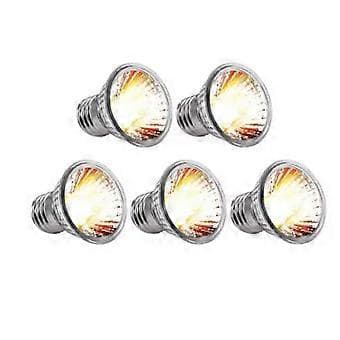 5PCS UVA+UVB Reptile Heating Light Bulb Basking UV Light Bulbs