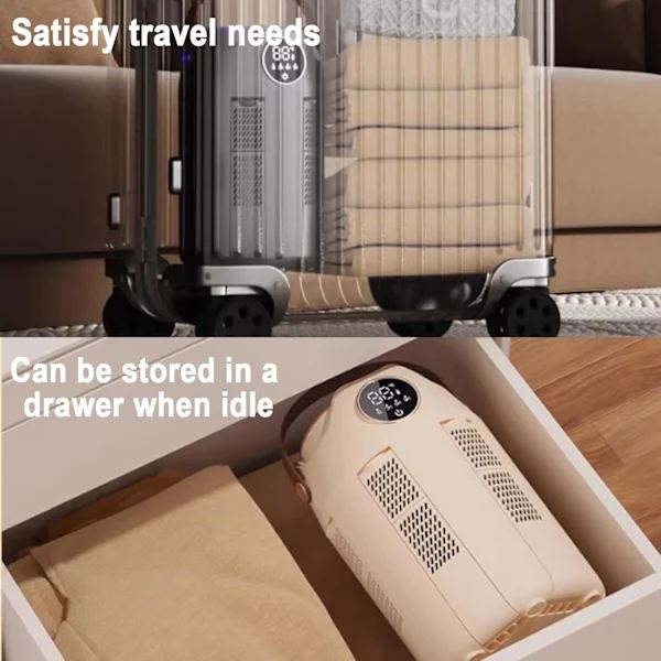 Elektrisk skotørrer - 48°C Smart tørrer med 6 stativer, 3/6/9H timer & foldbart design til sko (Sort)