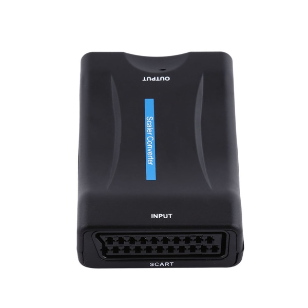 Scart till HDMI Audio Video Converter Skalare Adapter 720P 1080P Med USB -kabel