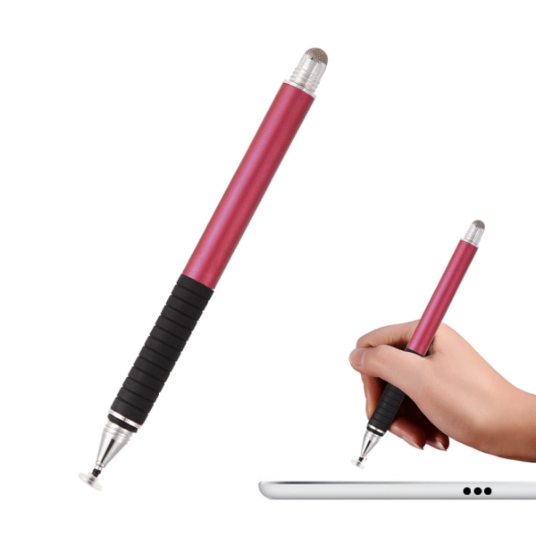 Universal Kapacitiv Touch Screen Metal Stylus Pen Ersättning för IPhone Red