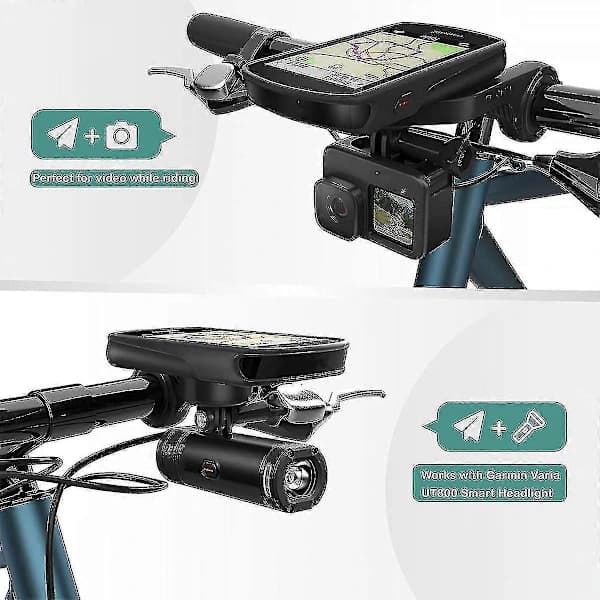 GPS-feste foran kompatibelt med Garmin Edge GPS sykkelcomputer