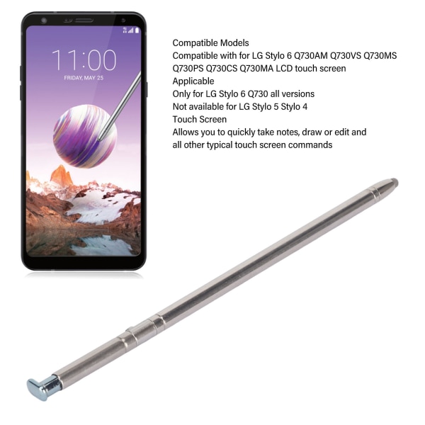 Stylus Penna för LG Ersättnings LCD Touch Screen Penna för 730AM Q730VS Q730MS Q730PS Q730CS Q730MA Ljusblå