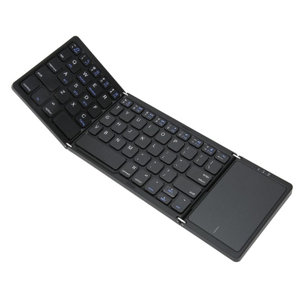 Vikbart Bluetooth tangentbord med pekplatta Stöd i full storlek 3 enheter  Uppladdningsbart bärbart trådlöst hopfällbart tangentbord 4ca3 | Fyndiq