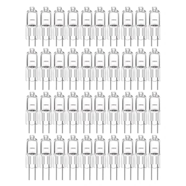 10-pak G4 halogenpærer 20W 12V - Varm hvid