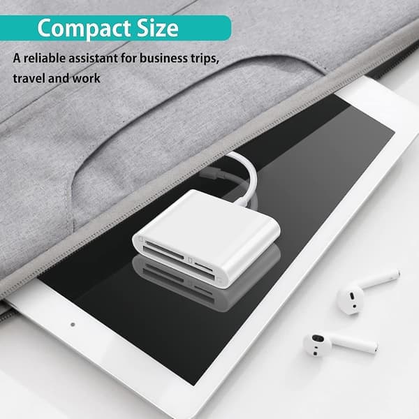 CF SD TF Lightning-kortlæseradapter Universal kortlæser til Apple