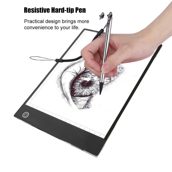 Screen Touch Painting Penna Resistiv Stylus med fjäderrep för POS PDA Navigator (silver)