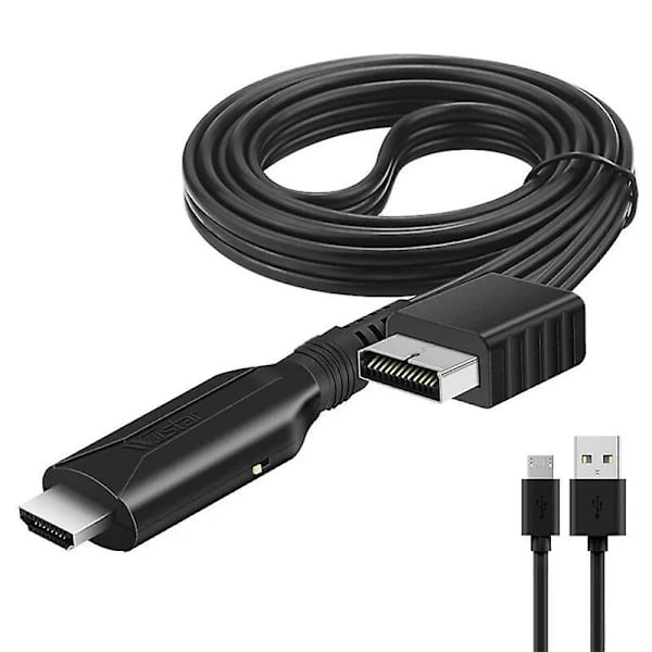 PS2 HDMI-sovitinkaapeli RCA AV-ääni-videomuunnin
