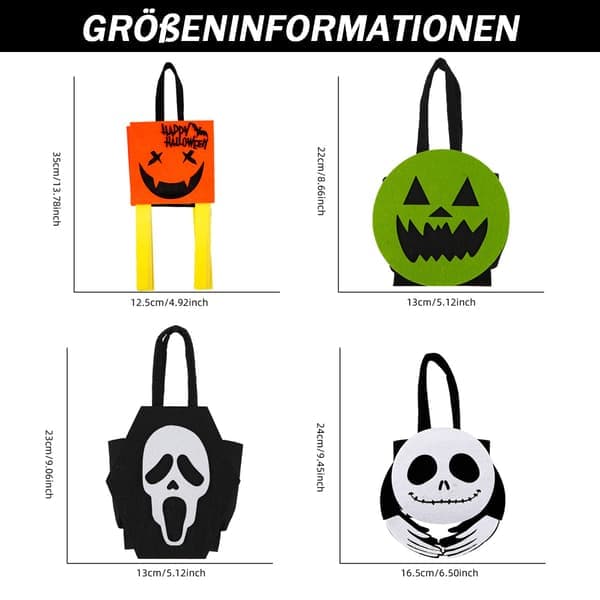 Halloweenposer til børn/Halloween gaveposer