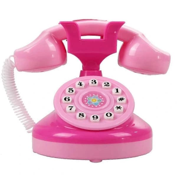 Mini Emulerings-telefon, Legetøjstelefon med Lys til Børn at Lege og Eksperimentere