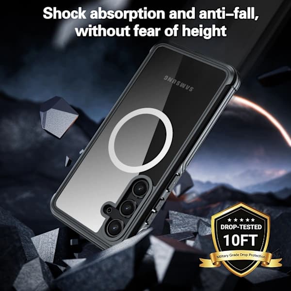 Mobilcover til Samsung Galaxy S24-serien Sort Samsung Galaxy S24 Sort