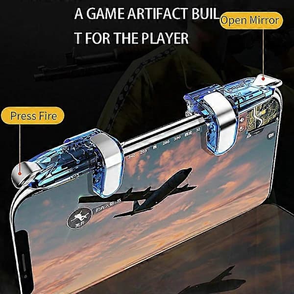 Mini Gaming Trigger til PUBG Gamepad Mobil Controller L1 R1 Skydning Pubg Spil Brandknapper L1 R1 til Android Ios Joystick