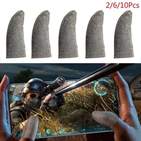Mobil PUBG Gaming Finger Sleeve Game Controller - Perfekt 10 stk