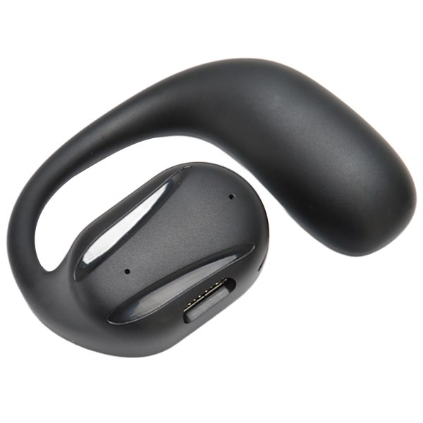 Open Ear Trådlösa hörlurar Bluetooth 5.2 Bone Conduction Noise Reduction Sports Headphones for Office Left Ear Black