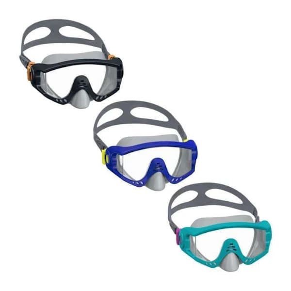 Dykarmask - Bestway - Spark Wave - Storlek M/L - Polykarbonatlins - UV-skydd