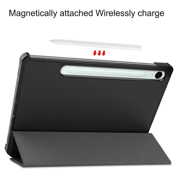 Samsung Galaxy Tab S10 Lite Cover Trefoldigt Sort (YH)