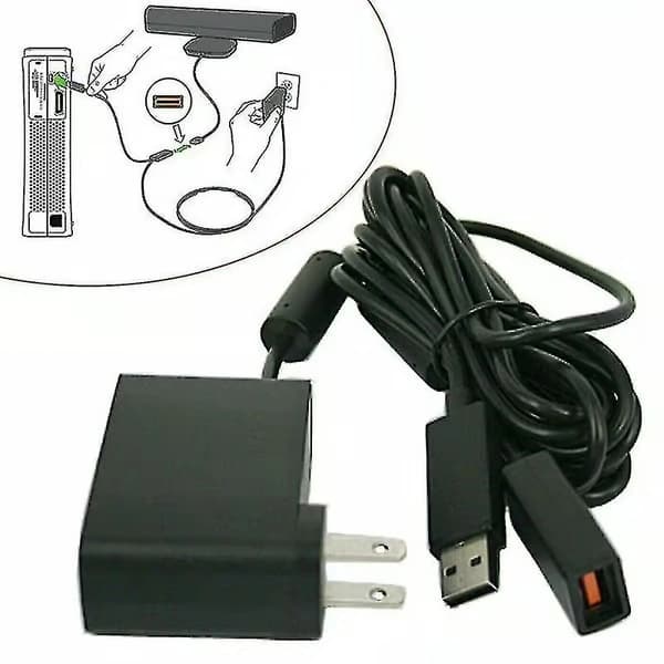 USB-virtalähde Xbox 360 Xbox360 Kinect -anturikaapelille {Db) EU-pistoke