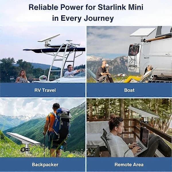 Til Starlink Mini USB C til DC 5,5 mm x 2,1 mm strømkabel, 20V 100W opladerkabel, erstatningskabel til Starlink Mini dele, størrelse 2m