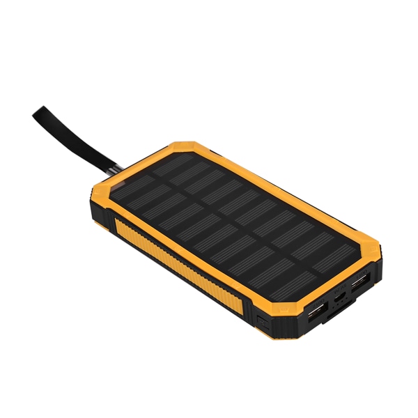 Bärbar 20000mAh snabbladdning Dual USB Polar Mobile Power Bank Case DIY Kit Gul