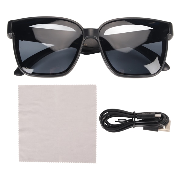 Smarta glasögon Inbyggd mikrofonhögtalare Handsfree trådlös Bluetooth 5.0 solglasögon för utomhusaktiviteter