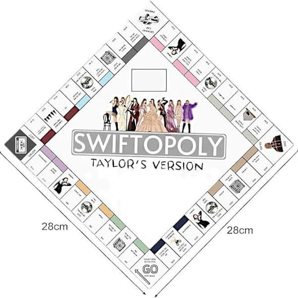 Taylor TS interaktiivinen Monopoly-lautapeli Taylor Monopoly White