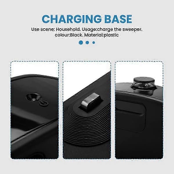 Opladerbase til iRobot Roomba 500/600/700/800/900-serien Robotstøvsuger Tilbehør Dock Oplader EU-stik