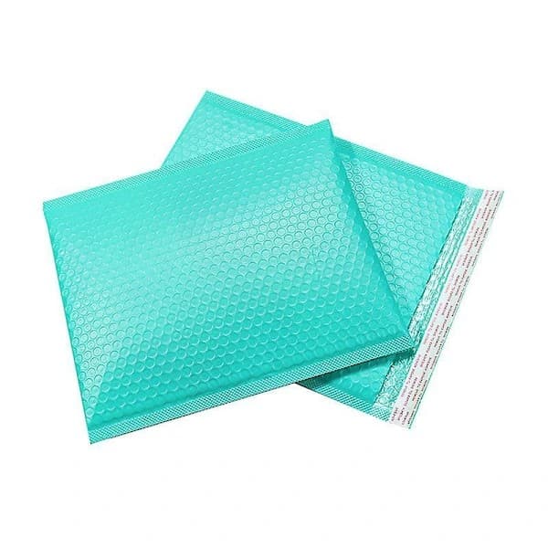 50 st. bubbelpåsar för postförpackning, självhäftande, lättviktiga, vadderade kuvert för postförsändelser, presentförpackning, 25 st.
