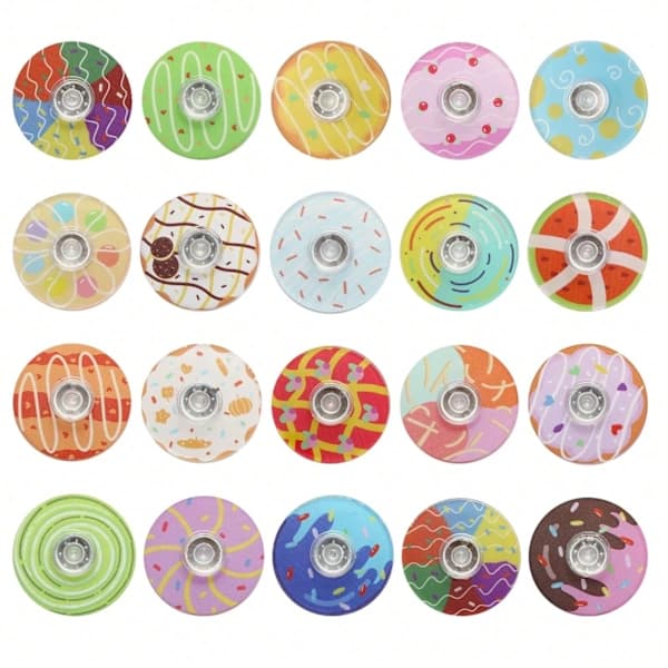 10-pack Fidget Spinners - Mini Fidget Spinner-leksaker, lämpliga för barn och tonåringar. Färgerna väljs slumpmässigt.