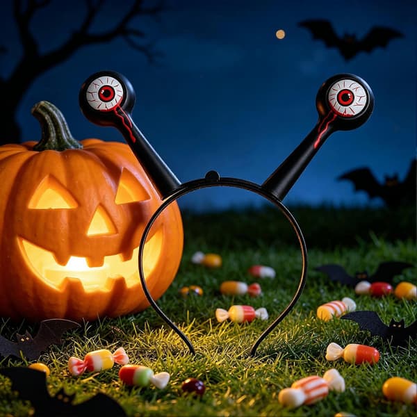 3D Blod Øjeæble Hårbøjle – Uhyggelig Halloween – til Kostumefest