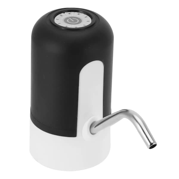 Vattenflaskpump USB-laddning Elektrisk dricksvattendispenserkit för hemmakontor svart