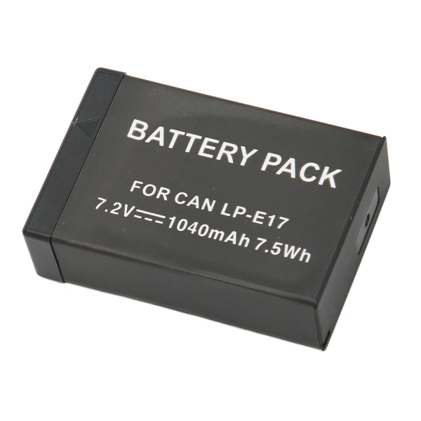 LP E17 Batteri Intelligent Högkapacitet 1040mAh Ersättning för 200D II R10 RP 750D M6mark2 800D 850D 77D 760D M3 M5