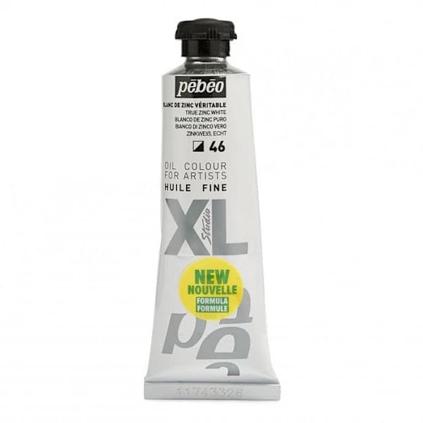 Fin XL studio oljefärg - Zinkvitt (imitation) - 37 ml Zinkvitt
