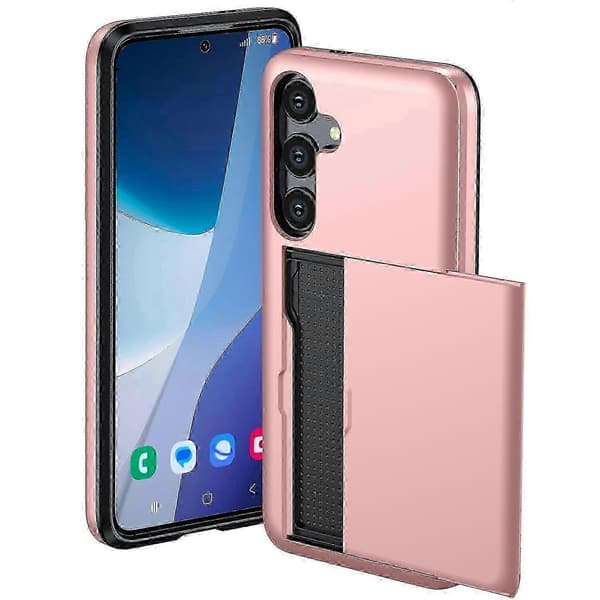Galaxy A56 5G -puhelinkotelo korttipaikalla ja TPU-takakannella