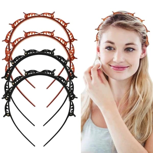 (4-pack) Hårhjälp Hårband Klämmor, Hårklämmor Hårstyling Tillbehör, Håraccessoarer