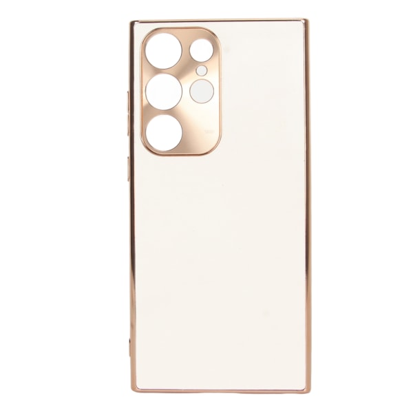 Phone case Stötsäker reptålig hel linslindning läder Mobiltelefon cover för Galaxy S23 Ultra